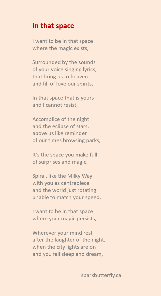 In that space – SparkButterfly